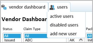 Add Users and Notifications The Primary User will create as many secondary users beneath their profile as needed, per servicer.