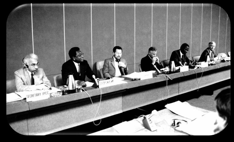 IPCC Creation 1988: UN General Assembly endorsed the