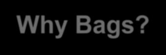 Why Bags?