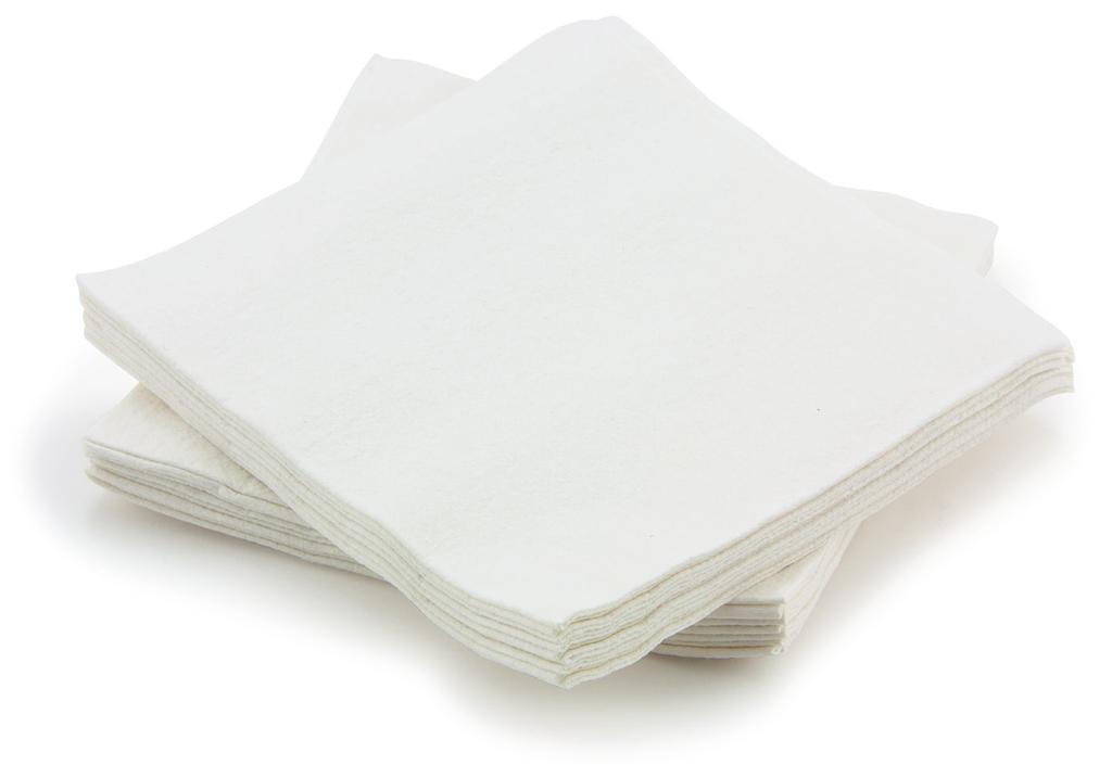 Washcloths Our washcloths are made with double re-crepe material, offering added softness and comfort.