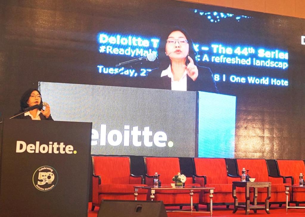 Left: Deloitte Malaysia Country Managing Partner, Yee Wing Peng sharing his views and insights on the implications of taxation in the