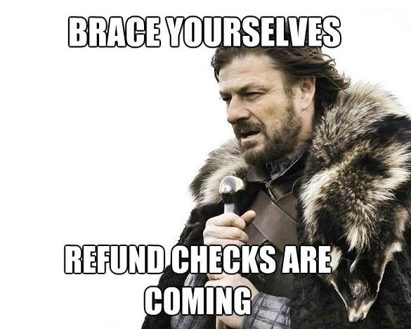 7) Do Not Spend Your Refund Check on Non-School Related Items You should