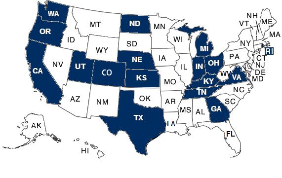 States with hybrid plans Significant