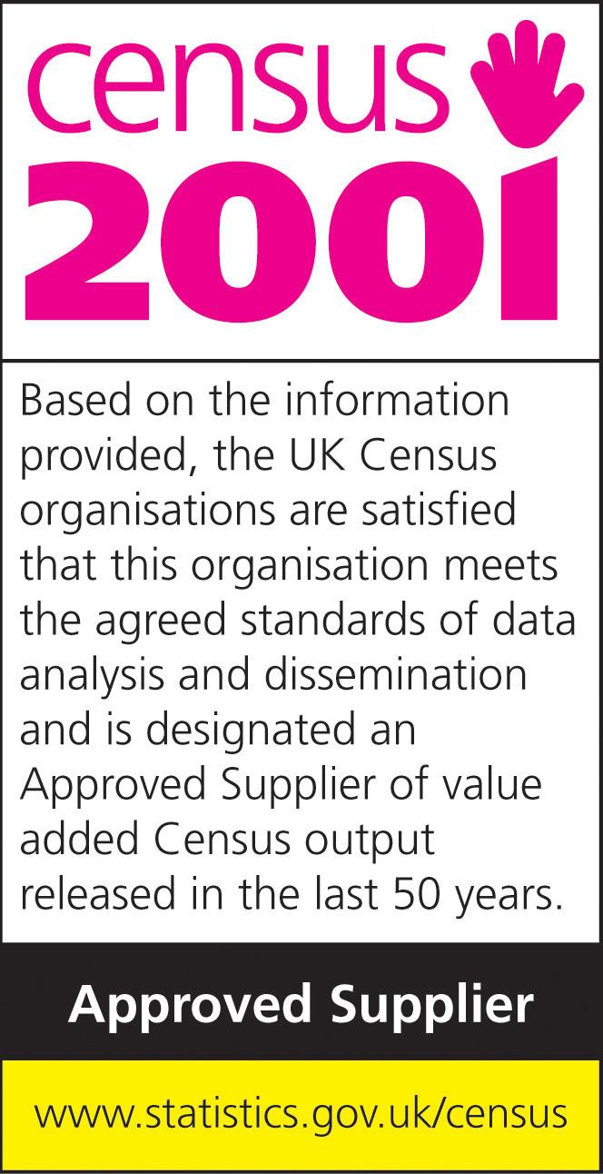 Experian has extensive experience of handling the complexities of Census information.