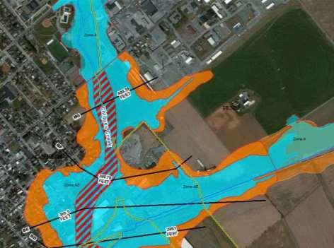 Workmap symbology Legend Streams Roads Municipal Boundaries FLOODWAY 0.