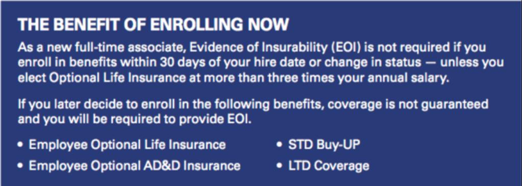 Associate - Coverage amount: Additional 20% of your weekly salary Long-Term Disability (LTD)