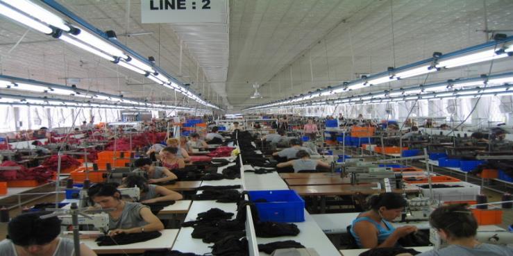 history of manufacturing apparel,