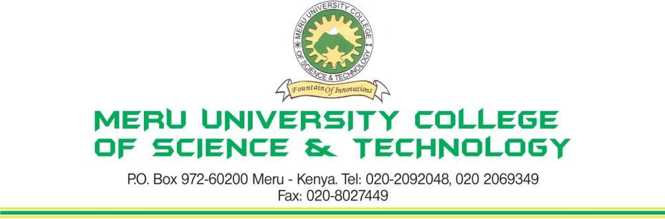 University Examinations 2012/2013 SECOND YEAR, SECOND SEMESTER EXAMINATION FOR THE DEGREE OF BACHELOR OF COMMERCE HBC 2123: INTRODUCTION TO TAXATION DATE: DECEMBER 2012 TIME: 2HOURS INSTRUCTIONS: