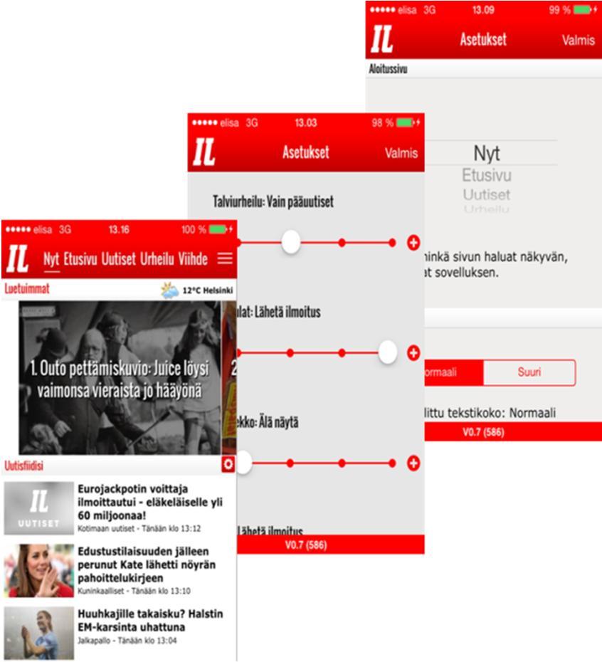 Multi-channel content IL s new mobile applications well received Iltalehti s renewed mobile applications launched in Q3 have substantially increased the application-based consumption of Iltalehti s