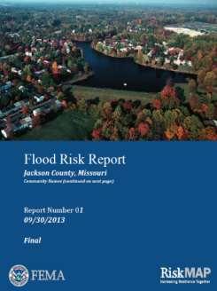 Typical maps include the potential flood losses associated with the one-percent annual chance flood event for each census block, key watershed features that affect local flood risk, and information