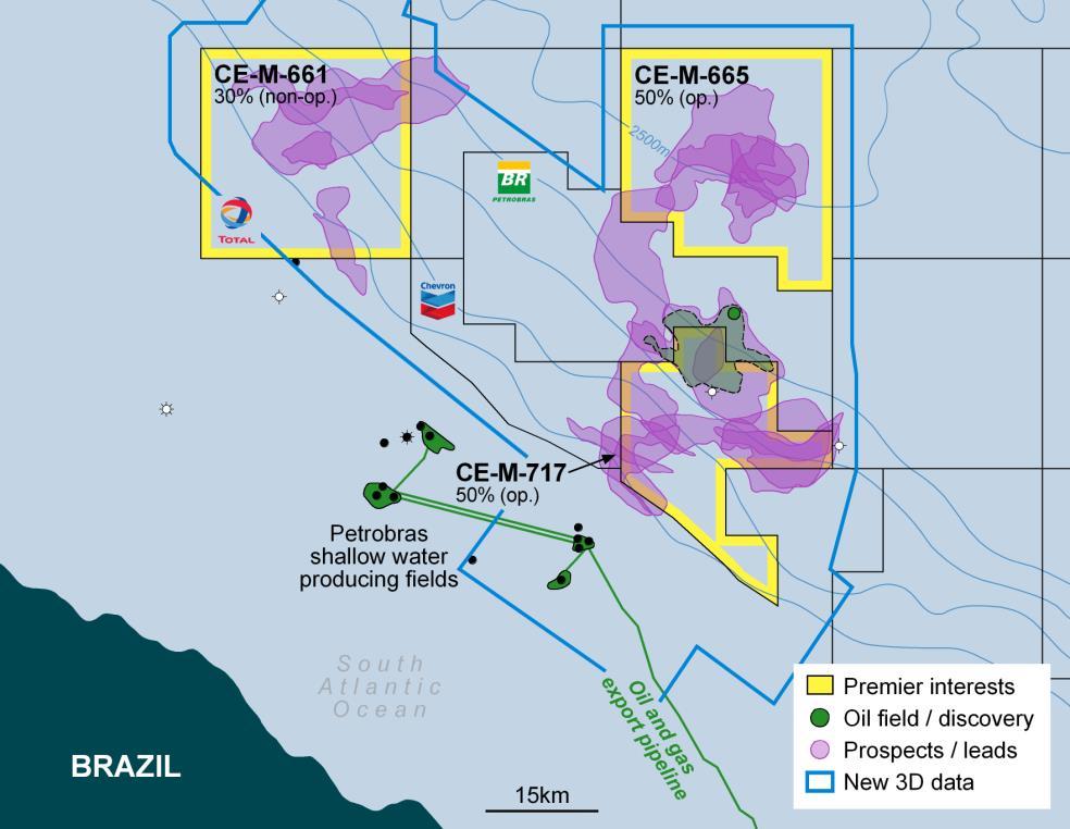 Brazil: Ceará Basin High impact prospects in stacked targets