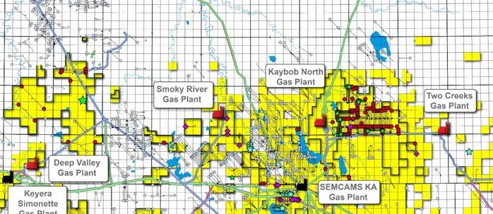 wells are completed and on production; drilling operations commenced on the 2-28 pad Smoky plant expanded to 12 MMcf/d YTD