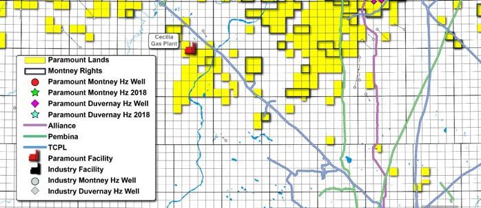 process more than 40,000 Bbl/d of liquids Kaybob Inventory 200,000 net acres of Kaybob & Ante Creek Montney 136,000 net