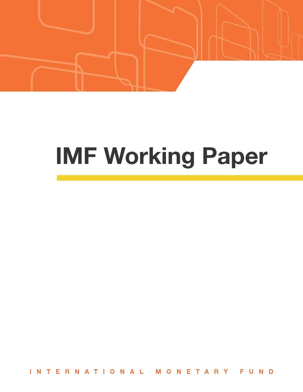 WP/17/XX Commodity Price Shocks and Financial Development by Mlachila Montfort and Rasmane Ouedraogo IMF Working Papers describe research in progress by the author(s) and are published to elicit