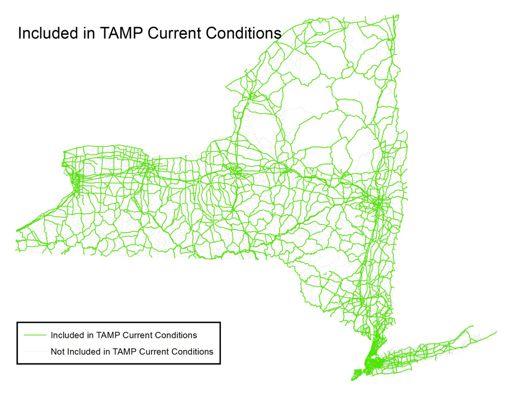 Included in TAMP Current Conditions Pavement NYSDOT NYSTA Locals Interstate 68% 30% 2%