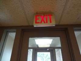 interior Exit sign#1