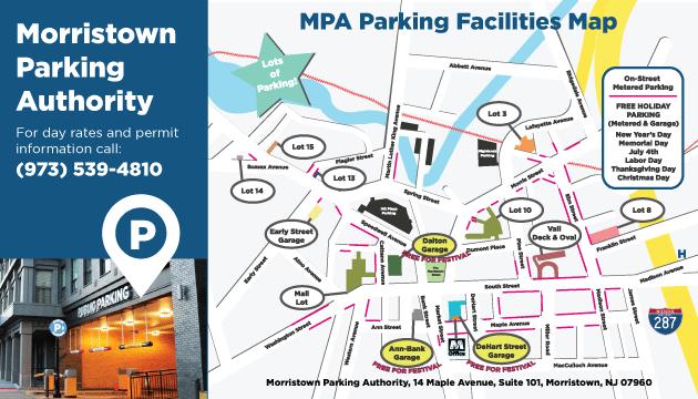 Under no circumstance will anyone be permitted to park within the event site. The Morristown Police Department will be on site to issue summonses to violators.