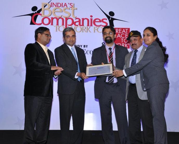 Awarded with GREAT PLACE TO WORK 2012 Gabriel India Ranked #3 in Auto Component Industry