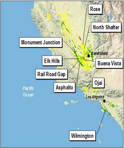 California Unconventional Shale Program Multi-year inventory of drill sites in CA, many of which are both outside of Elk Hills proper & the Kern County Discovery Area Expect to drill 80+ shale wells