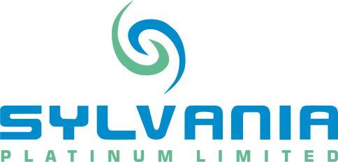 21 August 2017 Sylvania Platinum Limited Results for the year ended 30 June 2017 ( Sylvania, the Company or the Group ) AIM (SLP) The Directors of the Company are pleased to present the results for