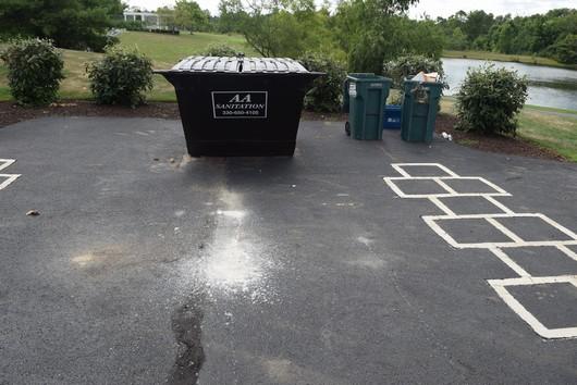 August 6, 2016 Hudson, Ohio Description: View of the parking lot nearest the tennis