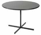 Meeting Table 42 round, black top 09-17