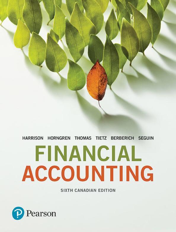 Financial Accounting Sixth Canadian