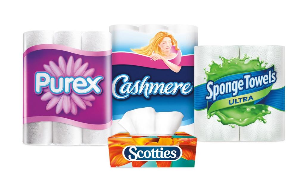 Canada s Favourite Tissue Brands No.1 Bathroom Tissue Market leader since 2000 Purex 32.0% share in the West Cashmere 35% share in the East No.