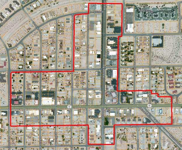 ATTACHMENT 4 Boundary of Downtown Economic Revitalization Specific Plan compared to Project Phoenix