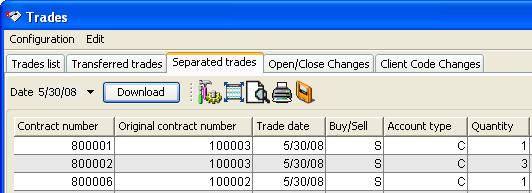Select the row of the chosen pending trade and access the quick selection menu by clicking on the right button. Click the OK button to confirm.