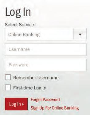 Input your current username in the field provided and leave the password field blank. 3. Check the box for First-time Log In and press Log In. 4.