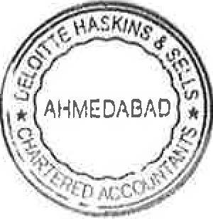 Deloitte Haskins & Sells Chartered Accountants 19'" Floor, Sha path - V 5 G Highway Ahmedabad - 380 015 Gujarat, India Tel: +91 79 6682 7300 Fax: +91 79 6682 7400 INDEPENDENT AUDITORS' REVIEW REPORT