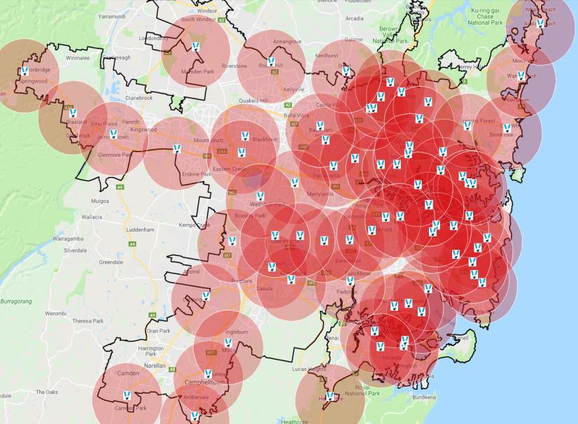 A C Q U I S I T I O N S & P O R T F O L I O U P D A T E Population Map Study Sydney National distribution platform aligned with population density 93% of Sydney s metropolitan population 1 is located