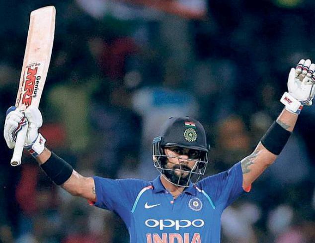 Continue Page-15- No let-up as India makes it five in five Virat Kohli hit his second century in a row as India thrashed Sri