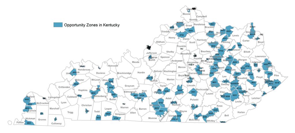 Designated O Zones in Kentucky