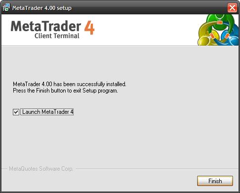 Step 8. Press the button to install MetaTrader 4 on your computer. Step 9.