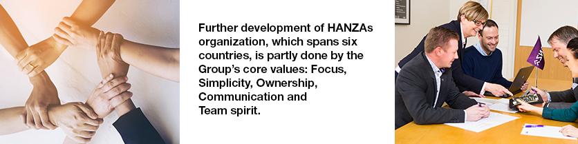 CEO S COMMENTS HANZA continues to grow We have, as has been stated earlier, been working to develop our collaboration with strategic customers where HANZA add high customer value.