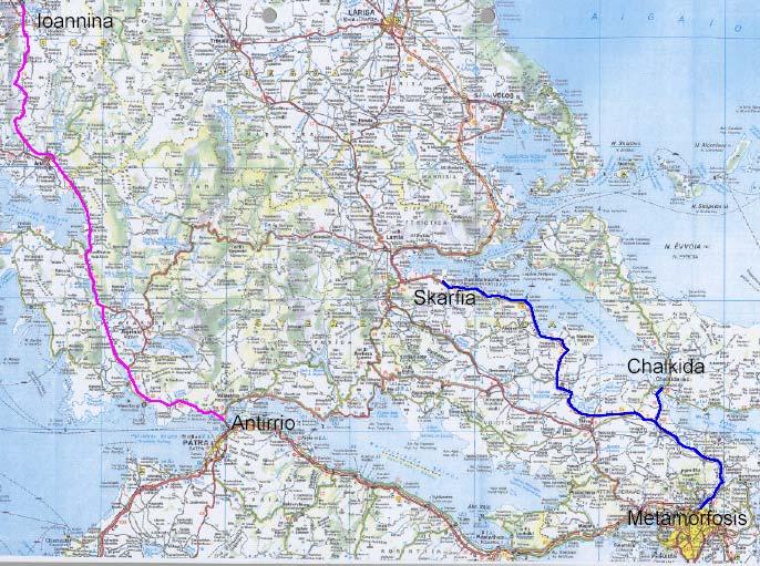 Concessions IONIAN ROAD Total separate motorways in Eastern and Western coast of Greece (length: 378.7 km /159 km newly built) Estimated construction cost: 1.