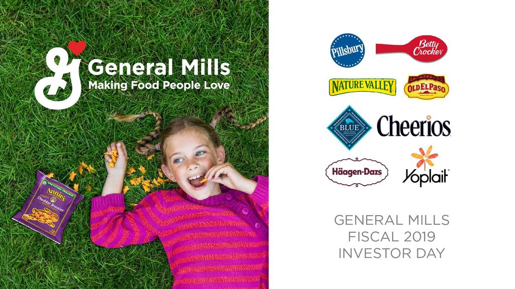 GENERAL MILLS FISCAL 2019