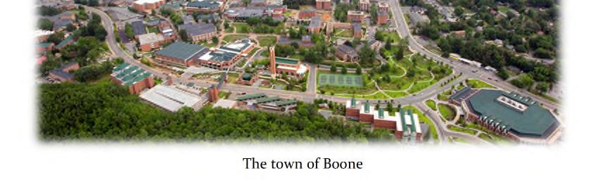 will be located in the town of Boone, North
