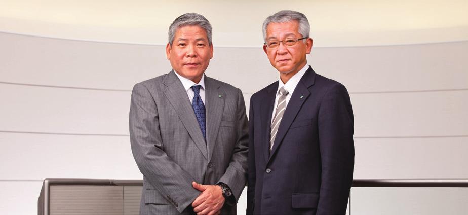 To Our Stakeholders Management Hiroshi Kimura Chairman of the Board Mitsuomi Koizumi President and CEO and Representative Director In recent years, the JT Group has faced a challenging business