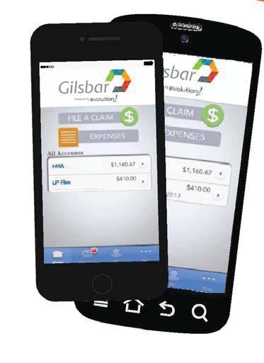 FSA/HRA Mobile App manage your accounts on the go Gilsbar is pleased to announce the release of our FSA & HRA mobile app