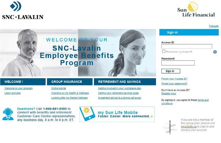 How to connect with Sun Life With your employee benefits program with Sun Life Financial, you ll enjoy having easy access and one-stop support, online or by calling one toll-free telephone number.