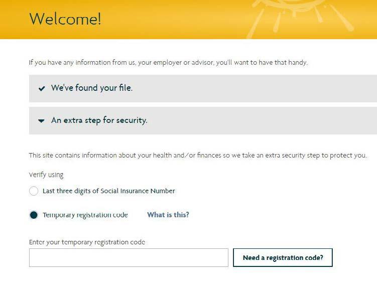 .. you have already set up your access ID and password to sign in to mysunlife.ca/snclavalin. Go directly to the Signing in section on page 6. 1. Go to mysunlife.
