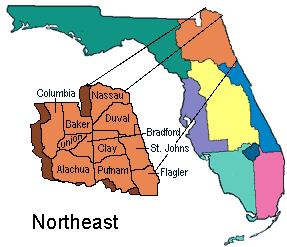 FTZ #64 SERVICE AREA JAXPORT S FOREIGN-TRADE ZONE #64 INCLUDES AREAS UP TO 60 MILES FROM THE BORDERS OF DUVAL COUNTY.