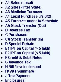 8 The detailed procedures are as follows. 1. Form No 10 (VAT Return) 1. Select the option File Return from e-filing Home Page. 2.