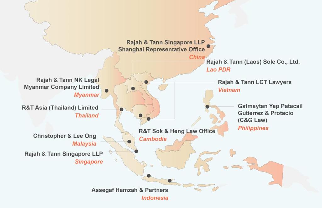 Our Regional Presence R&T Asia (Thailand) Limited is a full service Thai law firm which has the expertise and resources, both international and local, to assist and support you on a wide range of