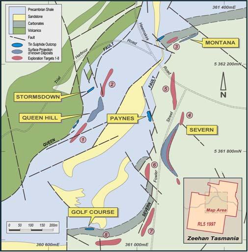 were drilled in a section across Area 2 (Figure 2) to test for the down plunge extension of surface mineralisation and to determine the potential for a mineralised zone parallel to the Queen Hill