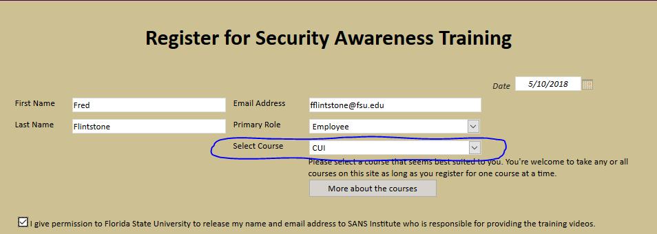 SANS SECURE THE HUMAN TRAINING Please register fr and attend the Security Awareness training T register, g t: https://bit.