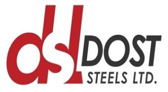 s review: The s of Dost Steels Limited are pleased to submit to its shareholders, the quarterly report along with the condensed interim un-audited financial statements of the Company for the three